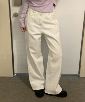 델프 와이드 데님팬츠