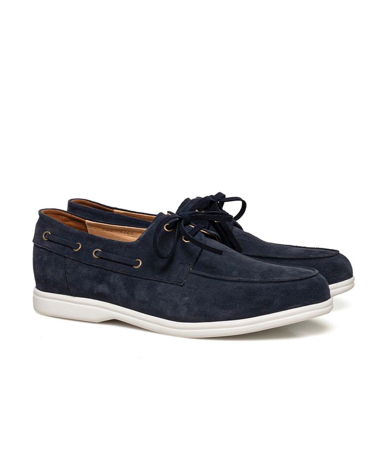 ALC4407W 리조트 보트 슈즈_navy suede