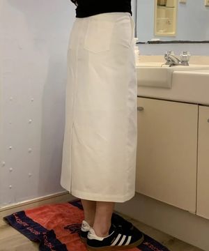 베키 코튼 롱스커트