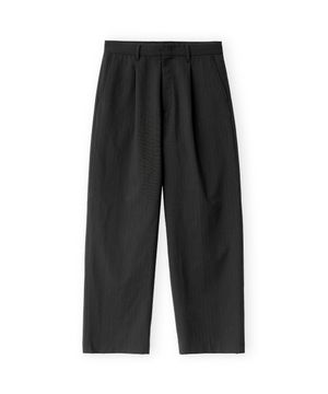 울 원턱 트라우저, 블랙 스트라이프