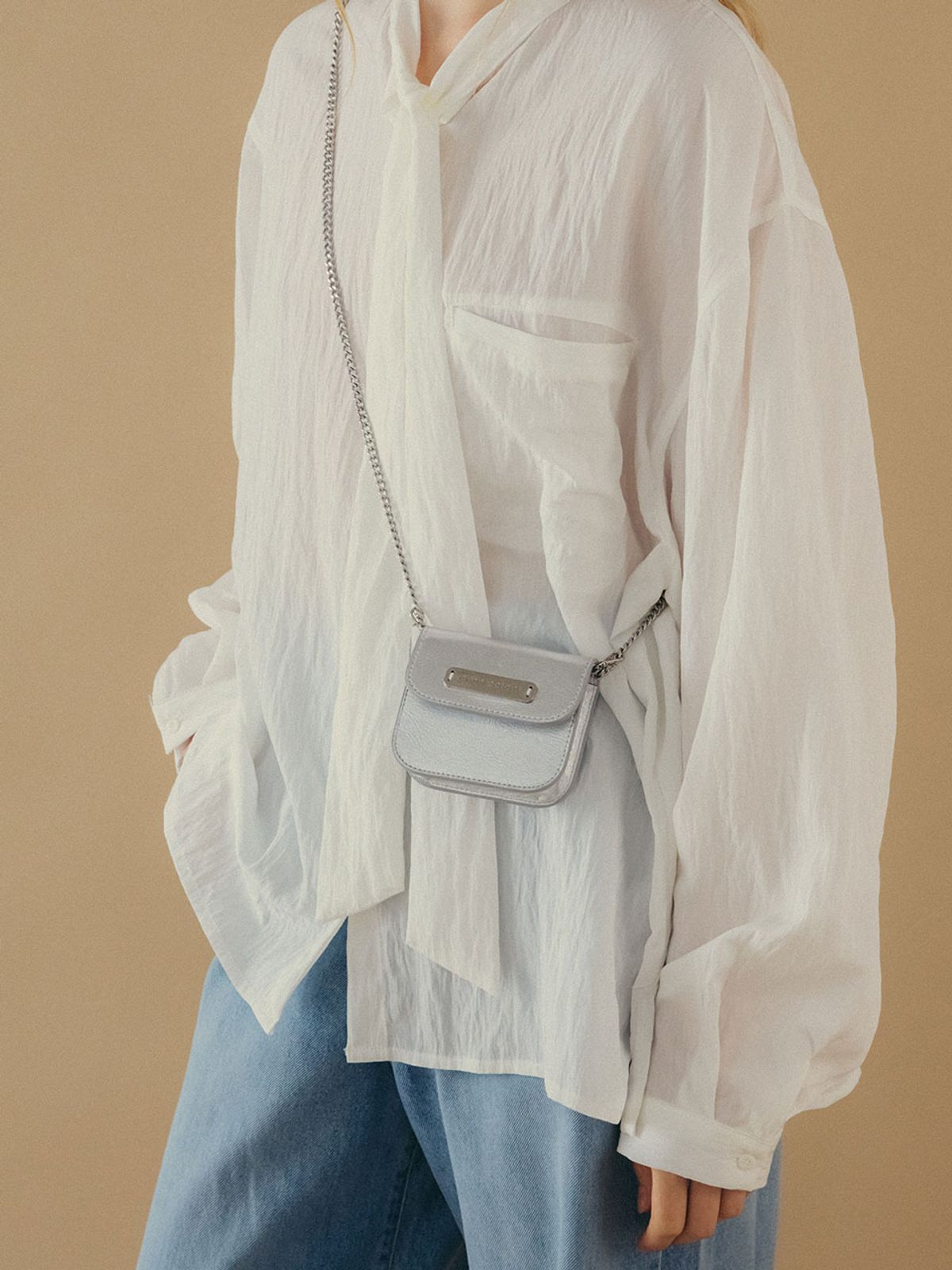 옴니포턴트(OMNIPOTENT) pin wallet bag _3colors