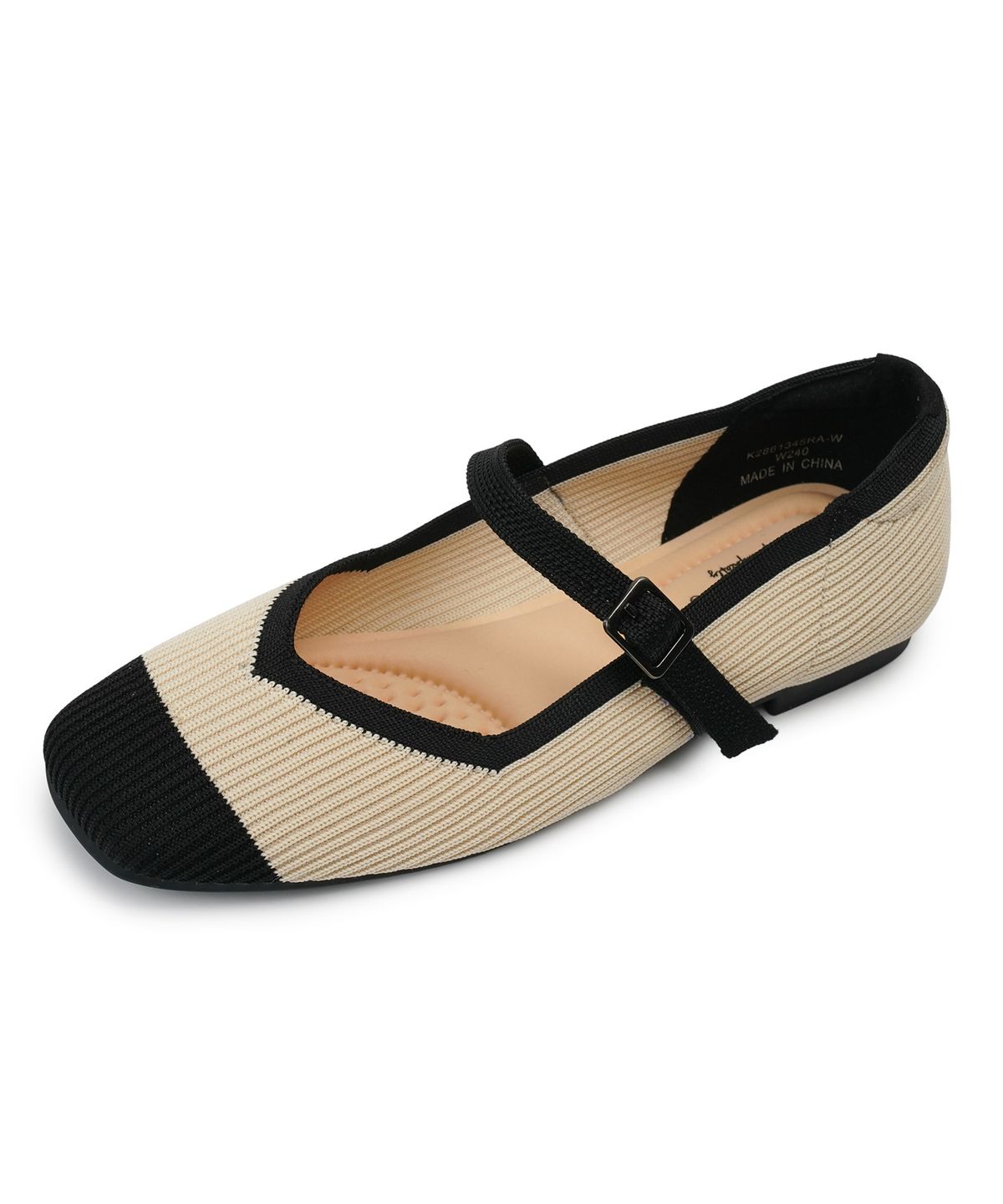 베어파우(BEARPAW) ORLA 메리제인 베이지블랙 (K2861345RA-W)