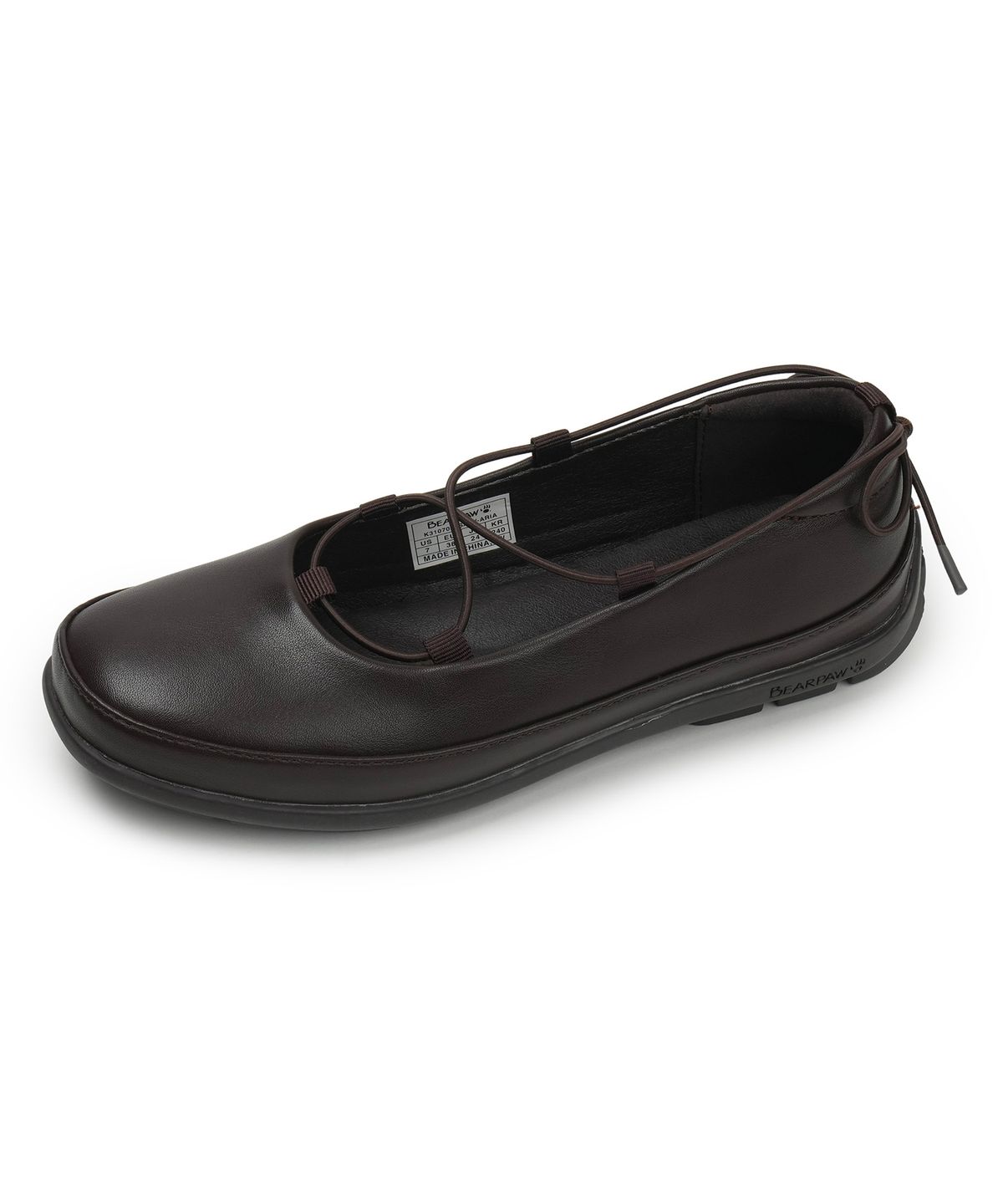 베어파우(BEARPAW) ARIA 플랫 브라운 (K3107058SA-W)