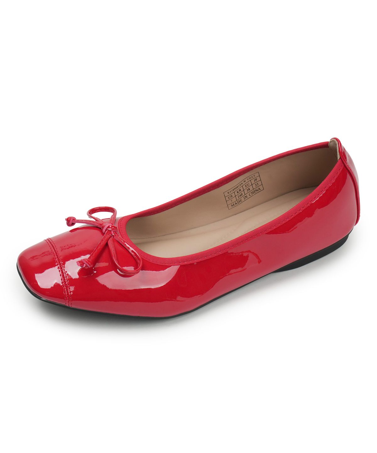 베어파우(BEARPAW) LILLY 플랫 레드 (K3109008SA-W)