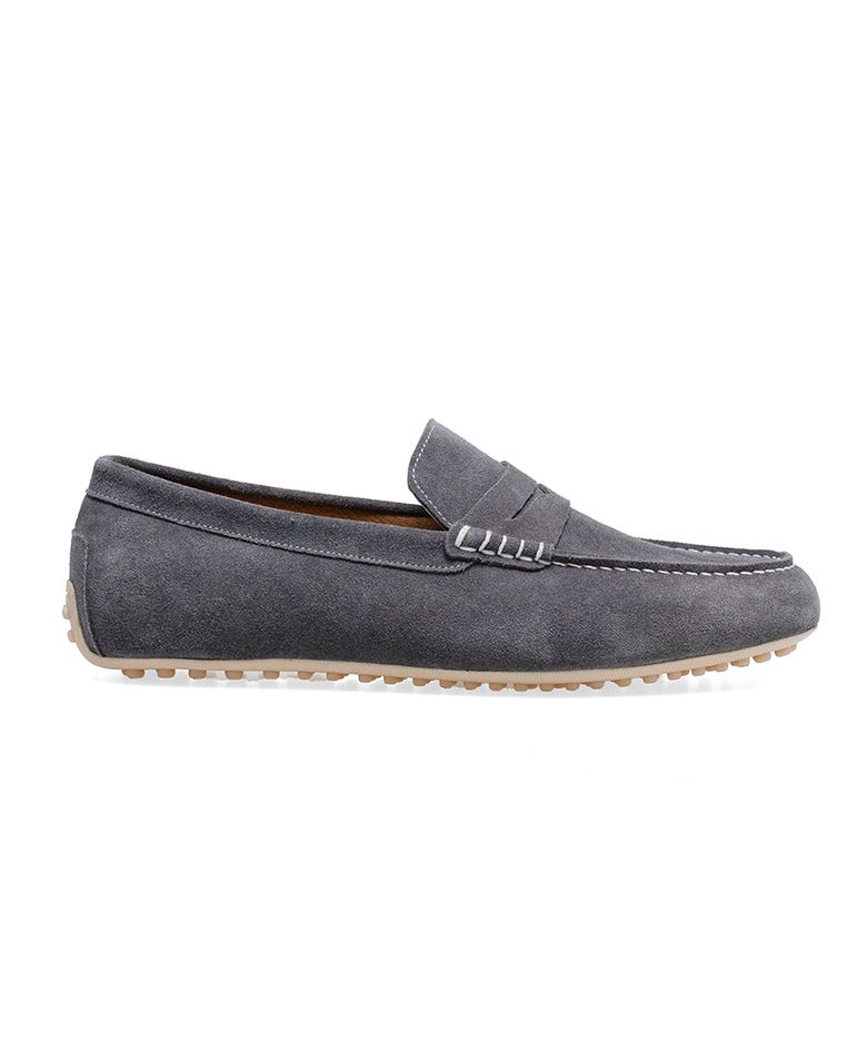 ALC600 페니 드라이빙 슈즈_gray suede