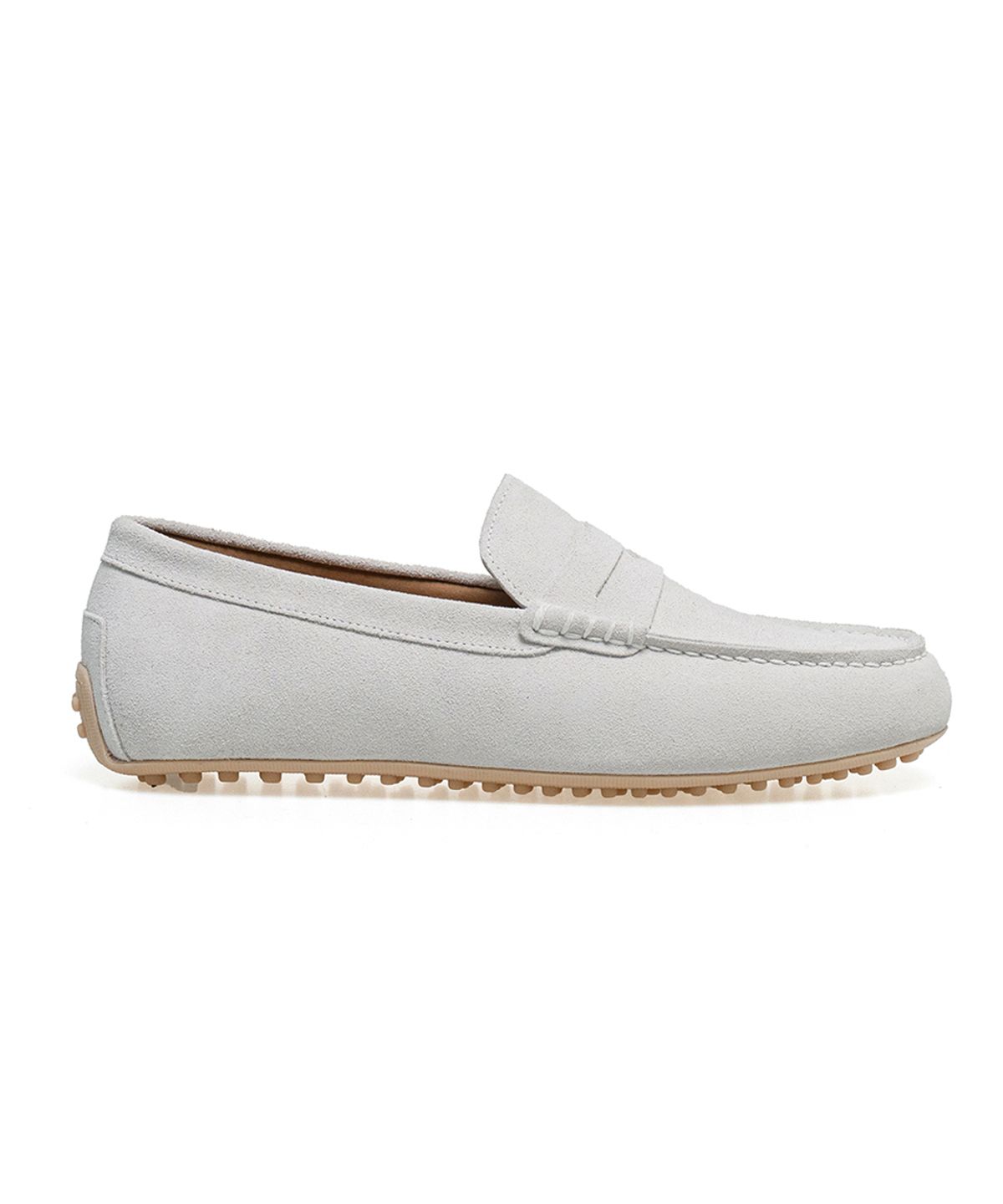 올클래식(ALLCLASSIC) ALC600 페니 드라이빙 슈즈_white suede