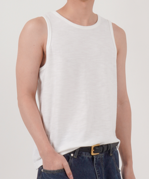 슬럽 레이어 슬리브리스 탑 (화이트)