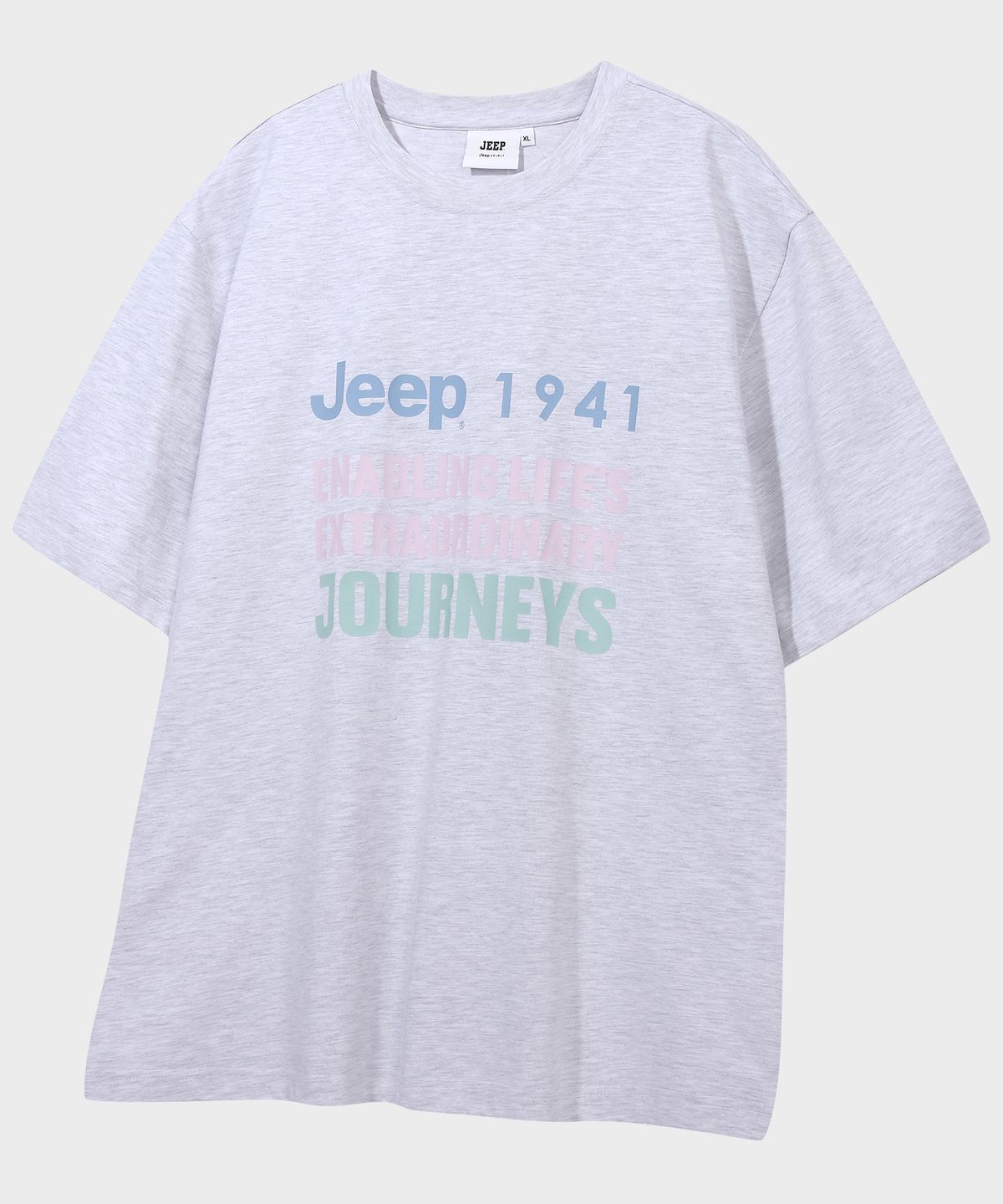 지프(JEEP) Jeep 레터링 반팔 티셔츠 (JR5TSU144MW)