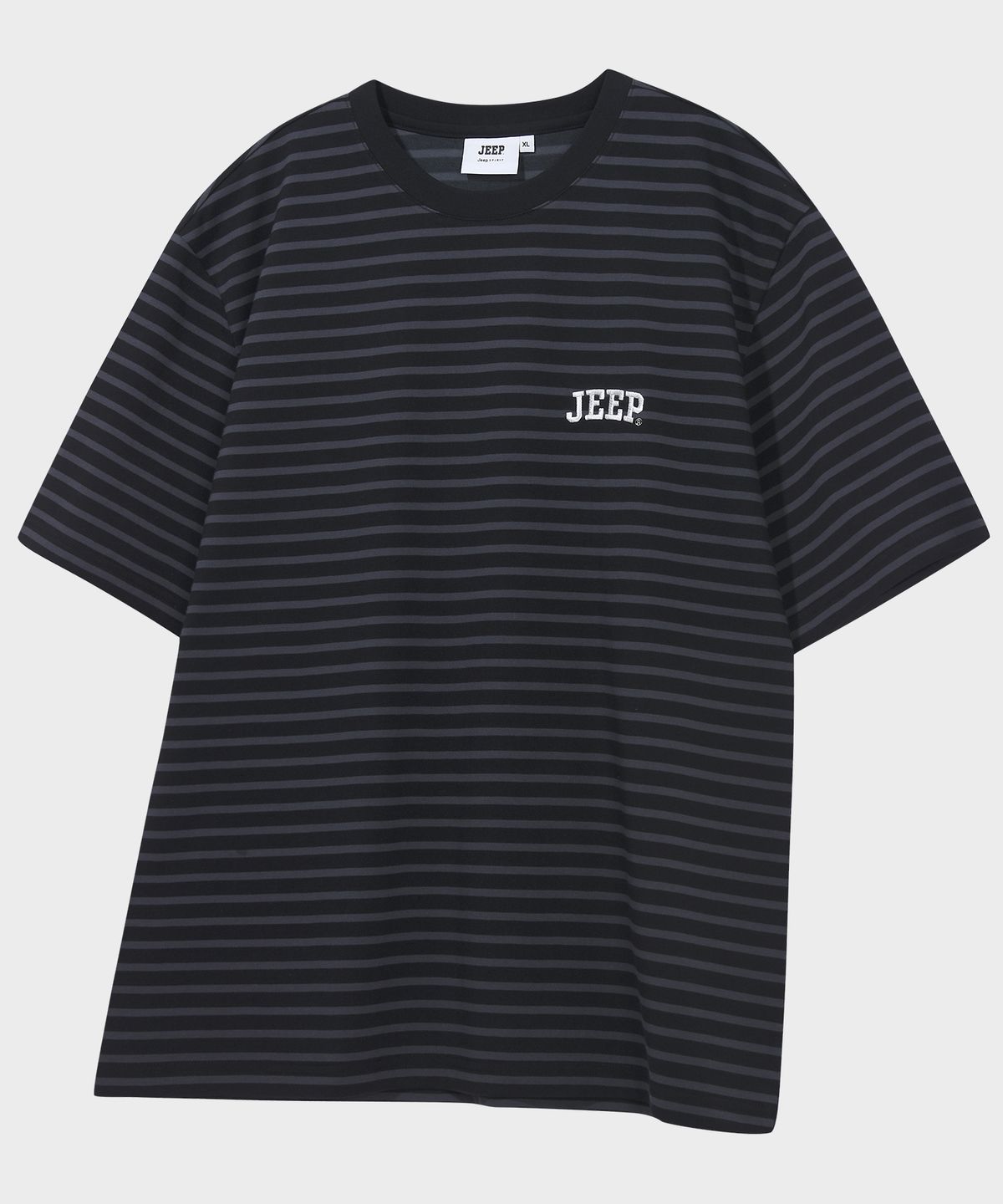 지프(JEEP) JEEP 스트라이프 반팔 티셔츠 (JR5TSU122DG)