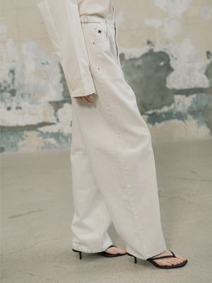 배럴핏 데님 팬츠