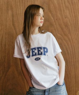 JEEP 아치 빅로고 반팔 티셔츠 (JR5TSU183WH)