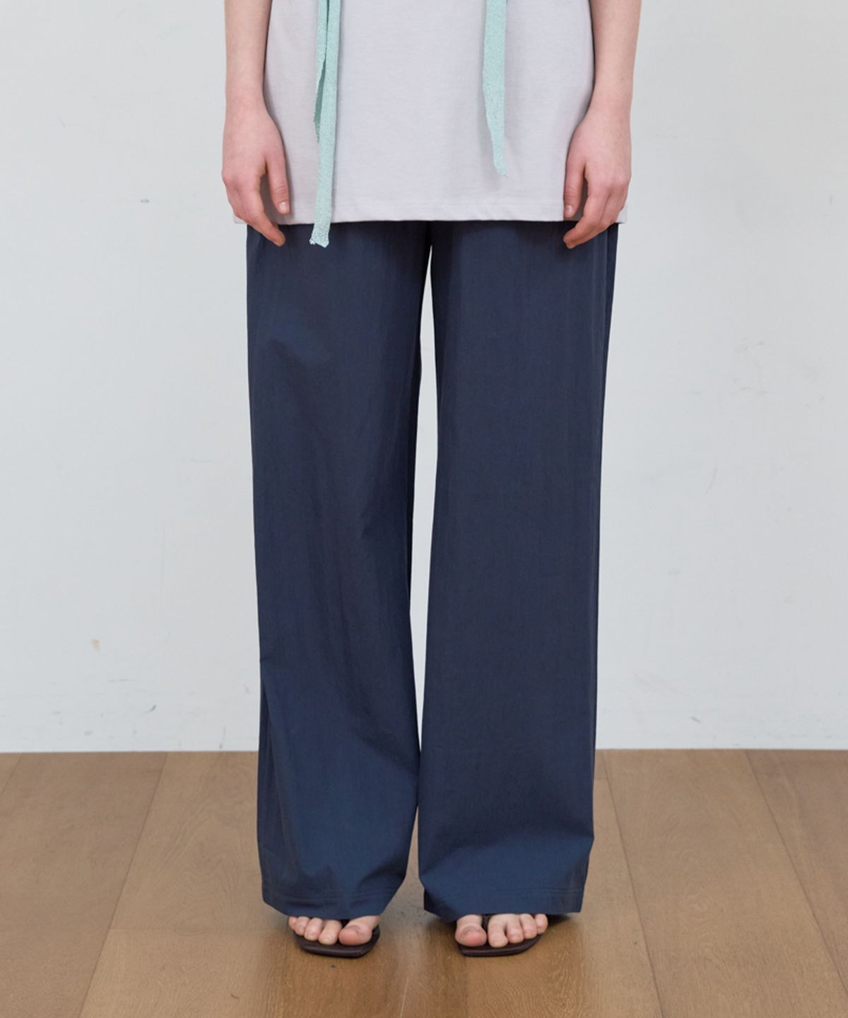 마조네(MA JOURNEE) BASIC COTTON PANTS_NAVY