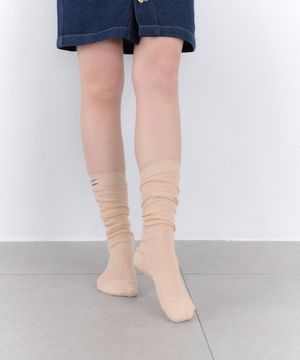 [IHM26SS08] 루즈 핏 니삭스 베이지