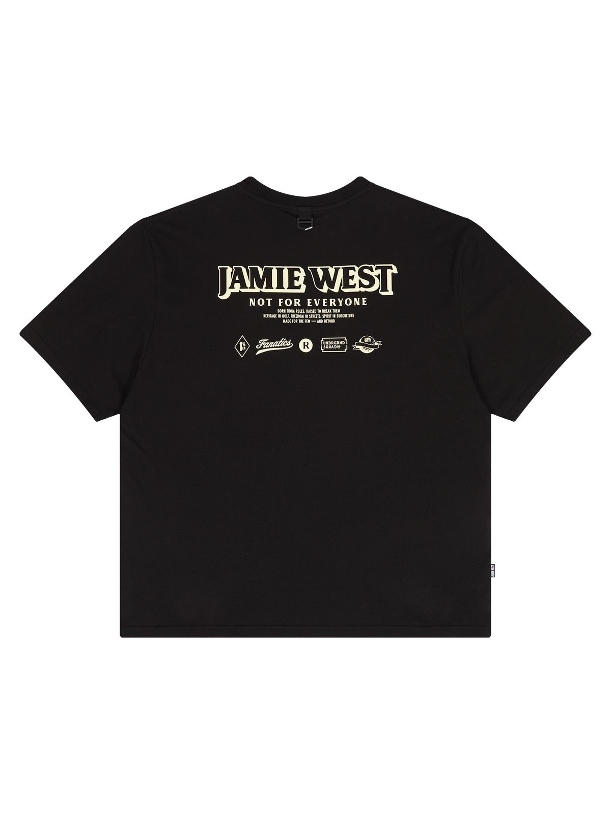 제이미웨스트(JAMIE WEST) JW 레터링 티셔츠 (블랙)
