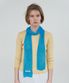LOOSE WEAVE KNIT MUFFLER_BLUE