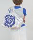 ROSE PATCH ECO BAG_BLUE