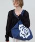ROSE PATCH ECO BAG_NAVY