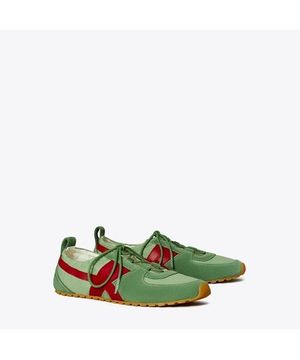 행크 발레 스니커즈 - 올리브 / 토리 레드