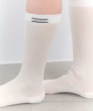 [IHM26SS05] 루즈 핏 니삭스 화이트