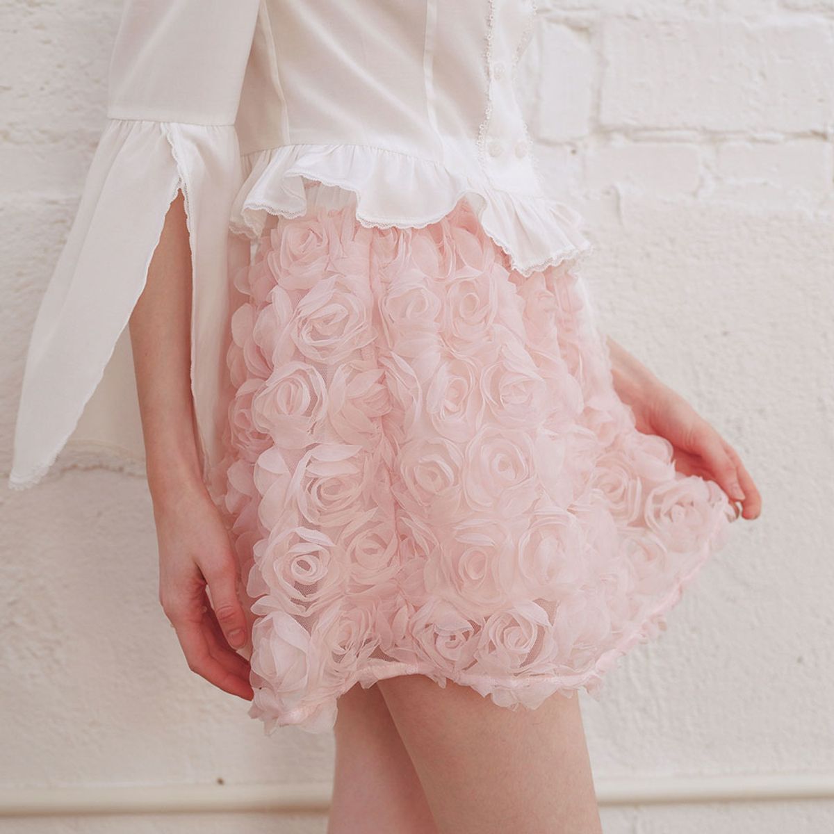 쎄무아듀(CEST MOIDEW) Cest_Rose garden banding skirt