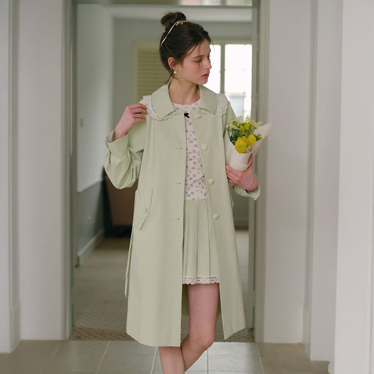 쎄무아듀(CEST MOIDEW) Cest_Pastoral belted trench coat
