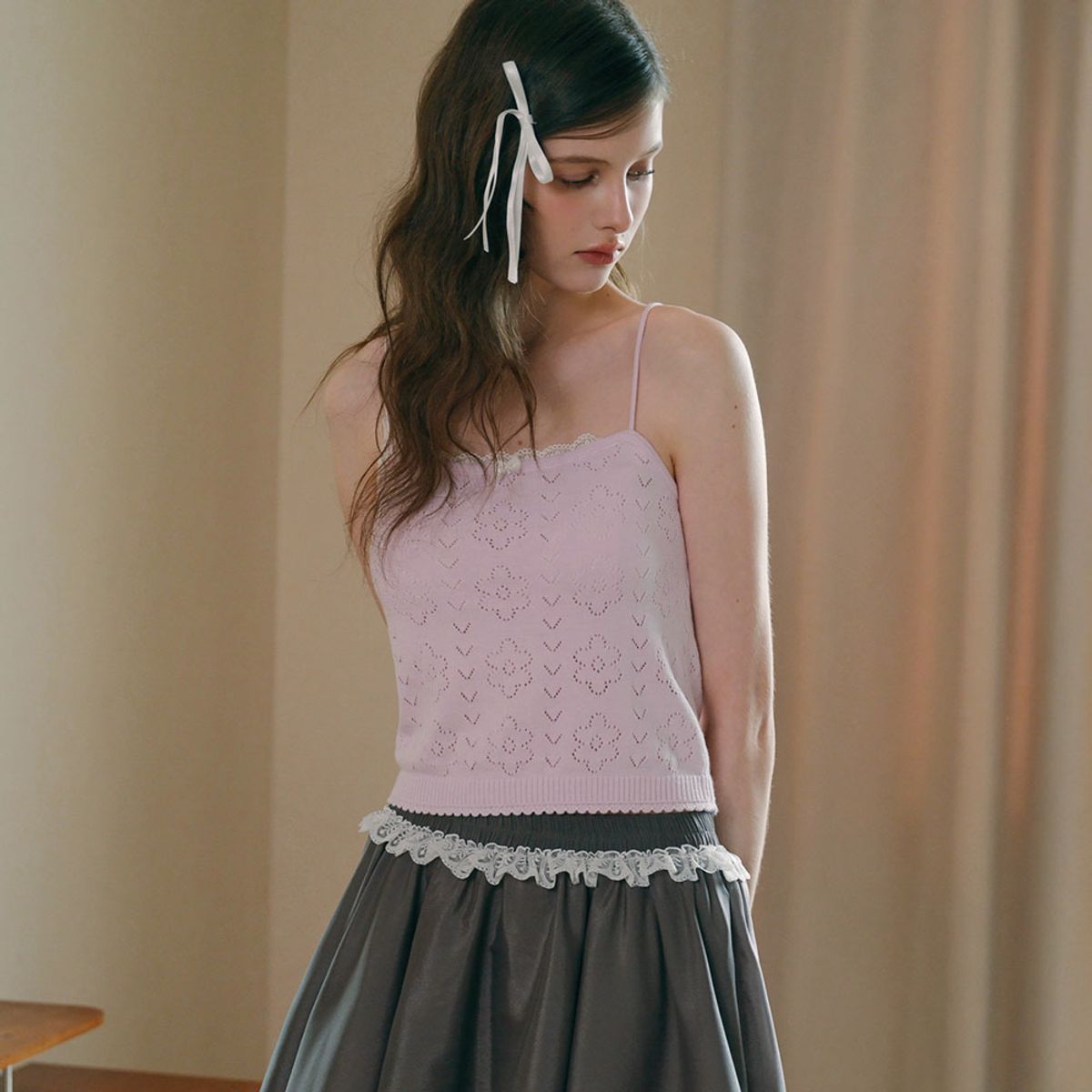 쎄무아듀(CEST MOIDEW) Cest_Flower crochet camisole