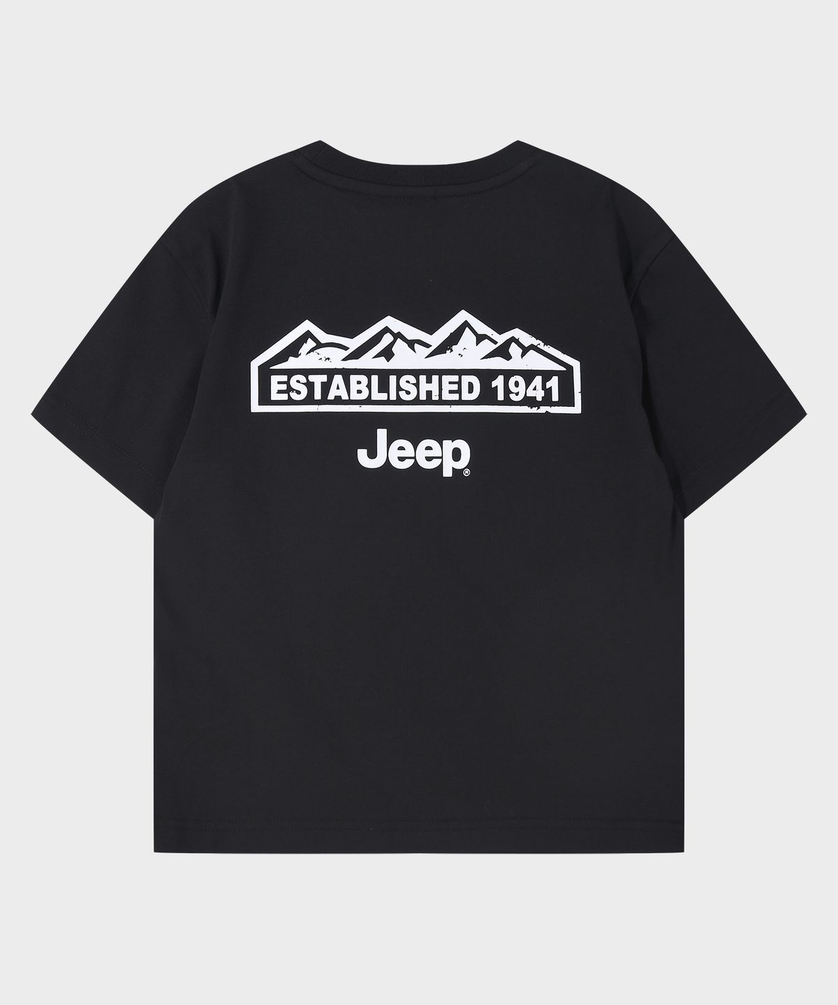 지프키즈(JEEPKIDS) M-Logo 크랙 반팔 티셔츠 (KR5TSU177BK)
