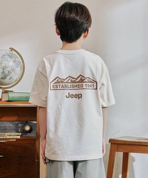 M-Logo 크랙 반팔 티셔츠 (KR5TSU177IV)