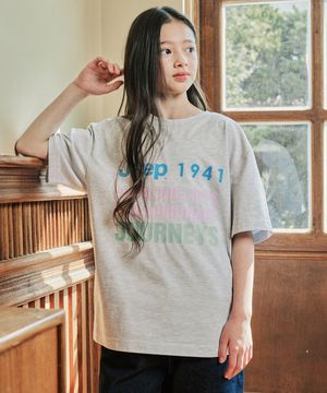 Jeep 레터링 반팔 티셔츠 (KR5TSU144MW)