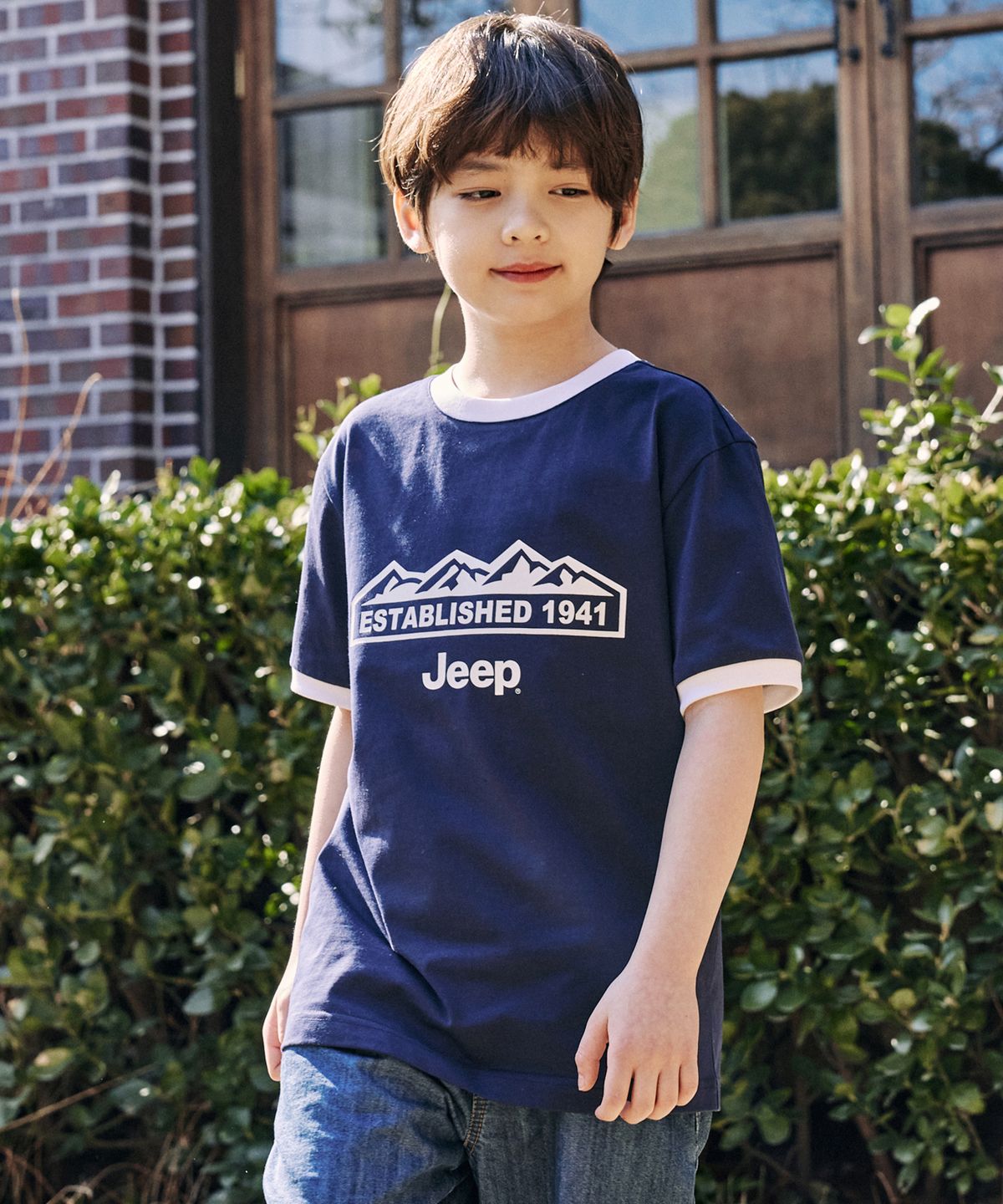 지프키즈(JEEPKIDS) M-Logo 그래픽 링거티 (KR5TSU186NA)