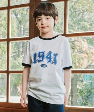 1941 아치 빅로고 링거 반팔 티셔츠 (KR5TSU184WH)