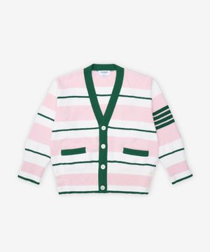 시드 스티치 4-바 가디건 - 라이트 핑크 / MKC641AY3016642