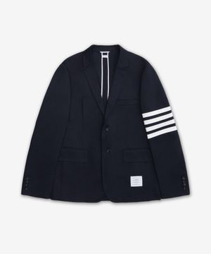 코튼 트윌 4-바 언컨스트럭티드 클래식 스포츠 코트 재킷 - 네이비 / MJU490A03788415