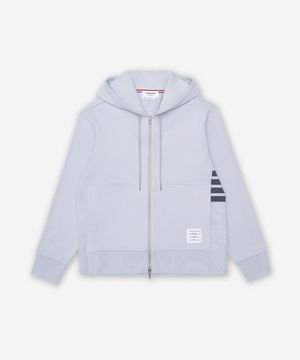 루프백 저지 4-바 집업 후드 - 페일 그레이 / MJT517A03037050