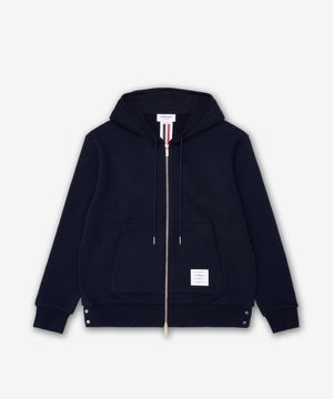 클래식 루프백 풀오버 집업 후드 - 네이비 / MJT153A03377415