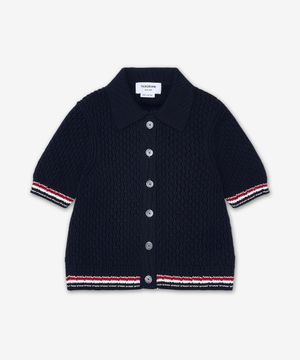 헥터 포인텔레 숏 슬리브 가디건 - 네이비 / FKC694AY3062415