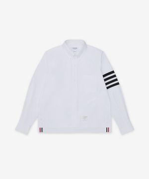 캐시미어 RWB 스트라이프 슈렁큰 가디건 - 화이트 / FKC690AY2001100