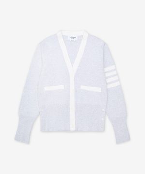 밀라노 스티치 코튼 4-바 가디건 - 페일 그레이 / FKC207B00219050