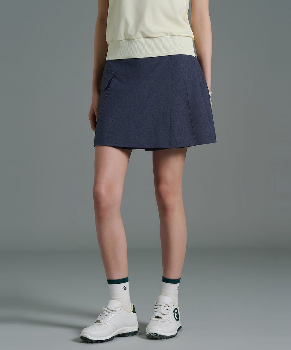 빈폴골프(BEANPOLE GOLF) 여성 블루투톤 큐롯  네이비