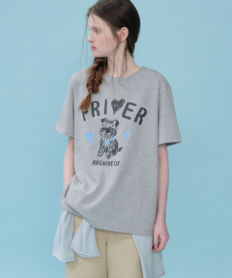 Archive puppy logo t-shirt [FRSP06TS06]_Gray