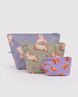 고 파우치 셋 스프링 애니멀즈