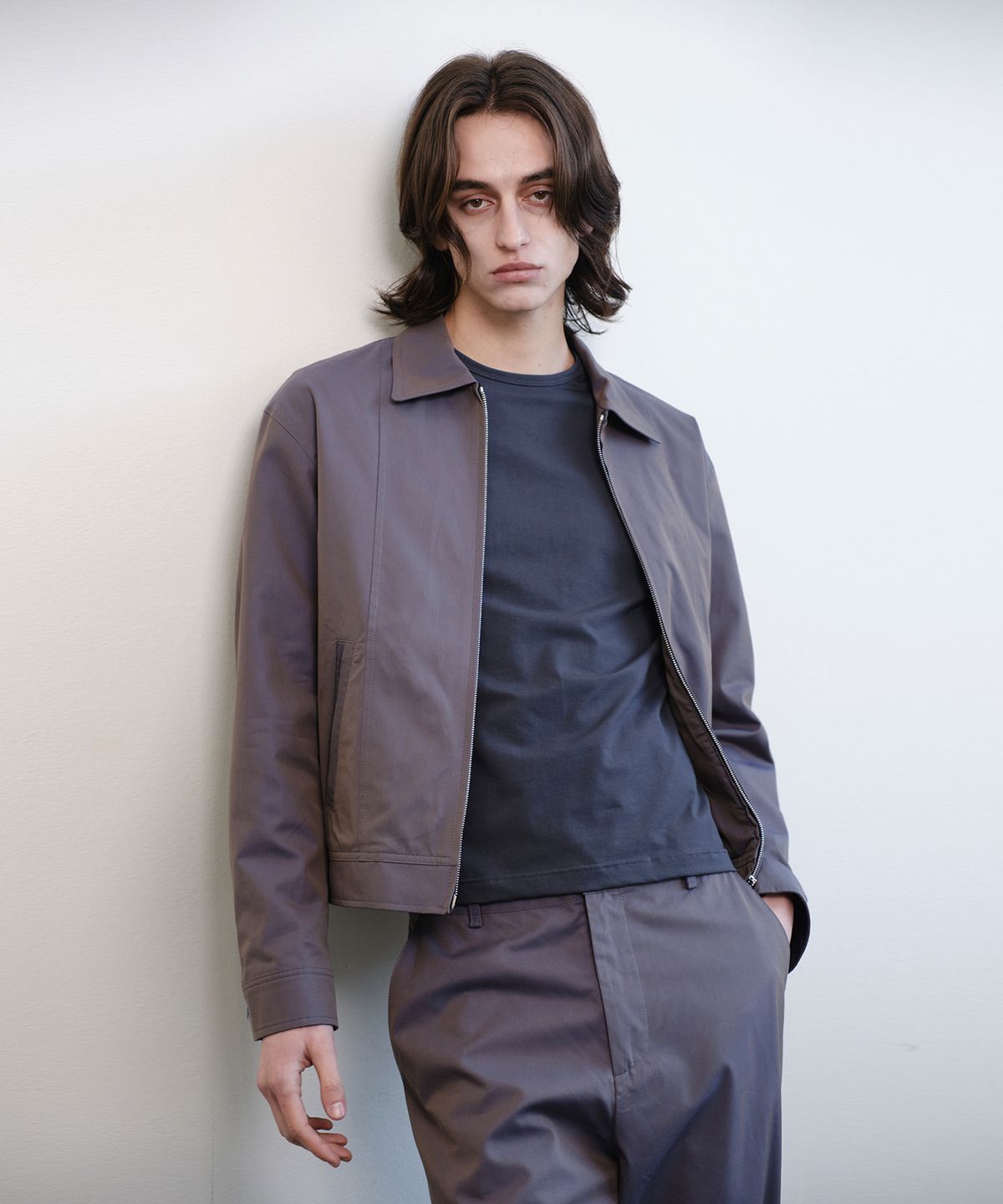 베른(VERN) CROSS TROPICAL JACKET (GRAY)
