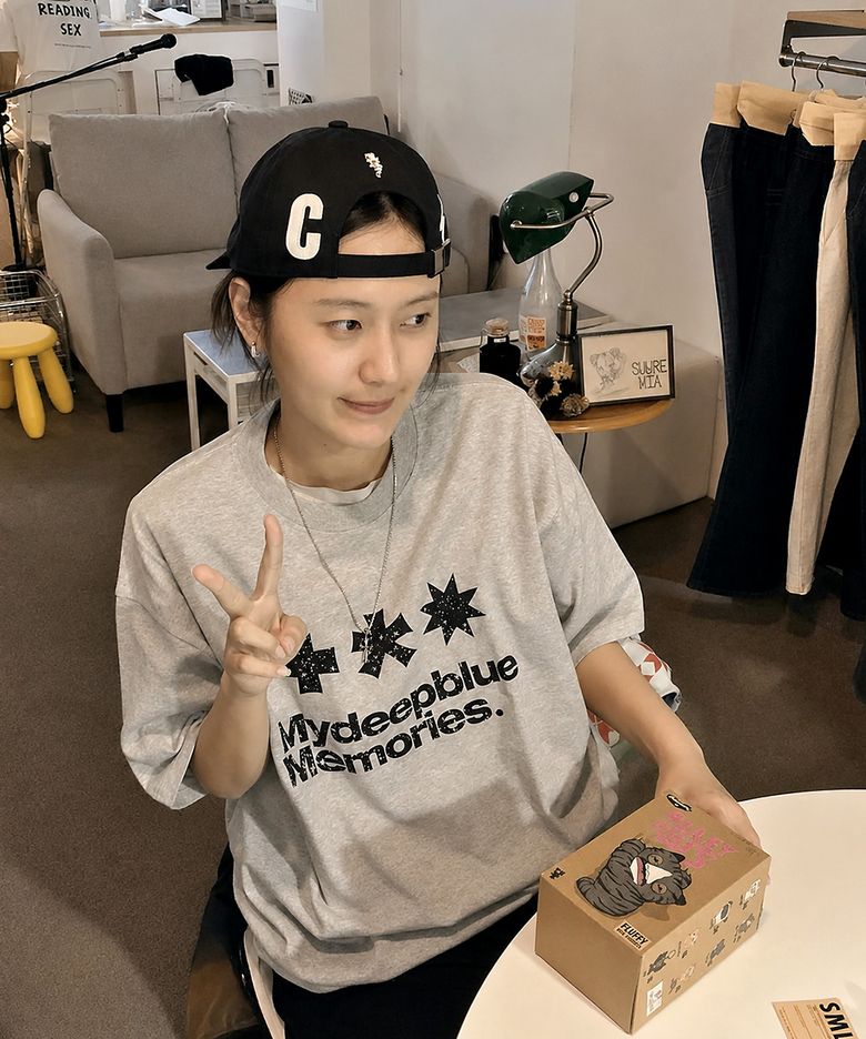 90s MM SYMBOL LOGO T-SHIRTS(GREY)