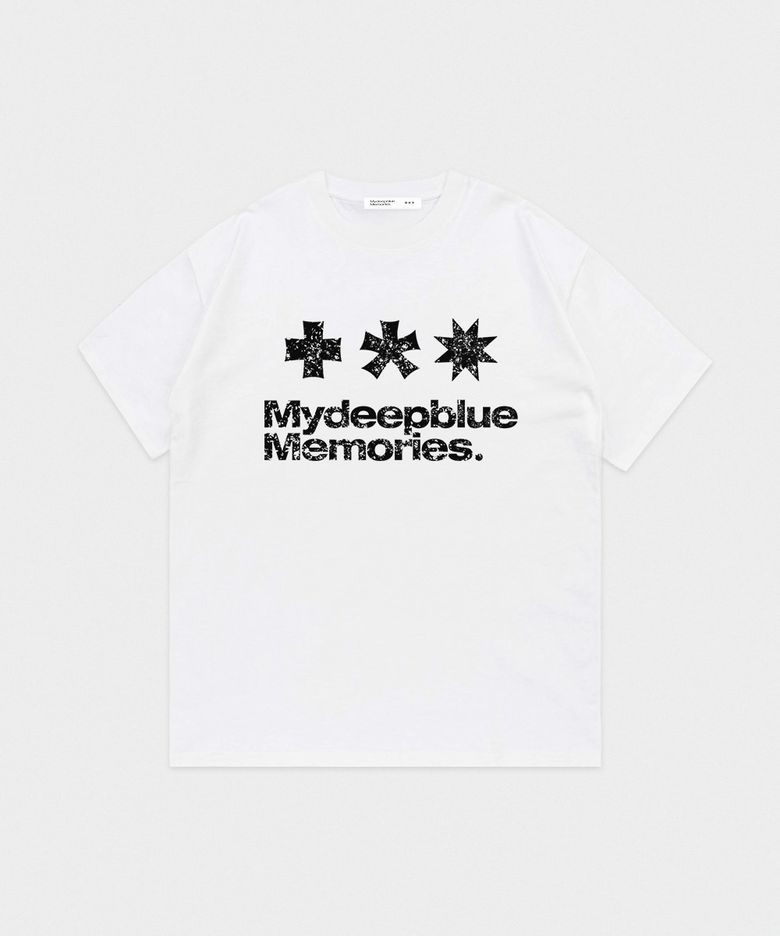 90s MM SYMBOL LOGO T-SHIRTS(WHITE)