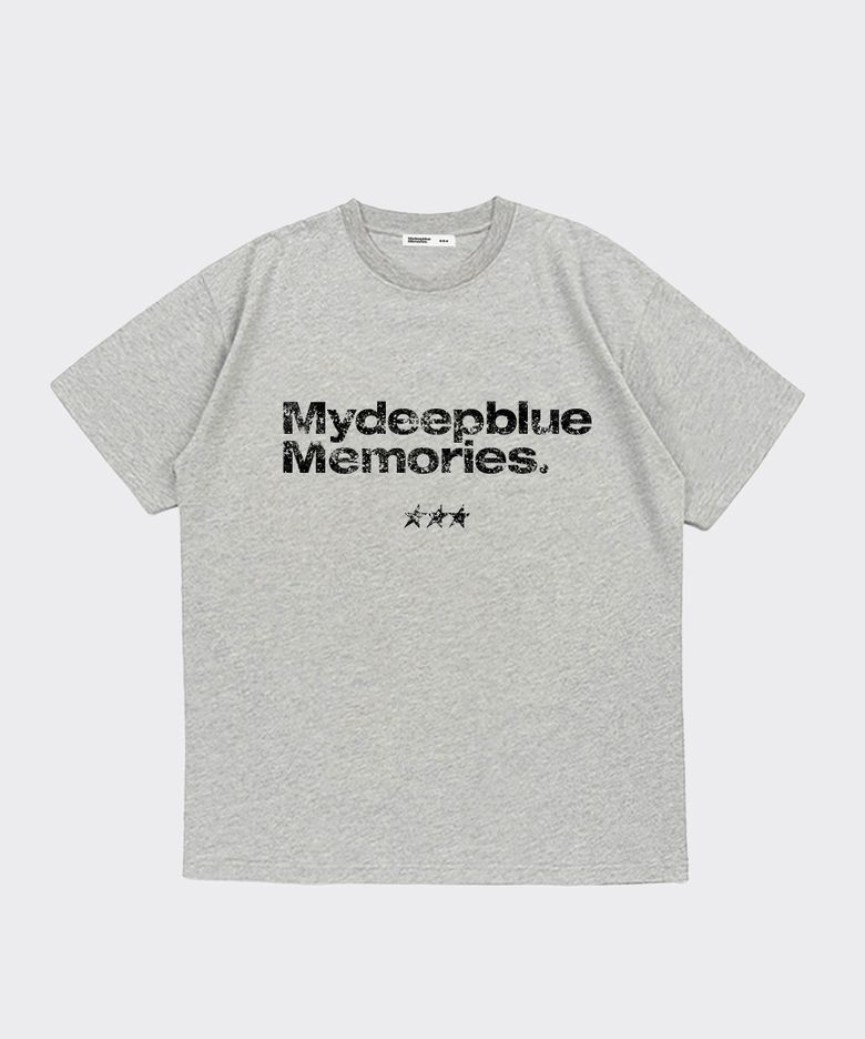 MM TEXT T-SHIRTS(GREY)