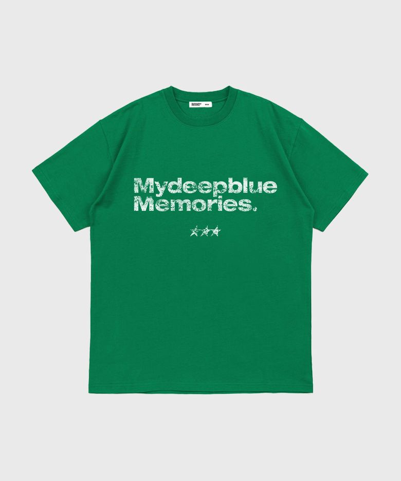 MM TEXT T-SHIRTS(GREEN)