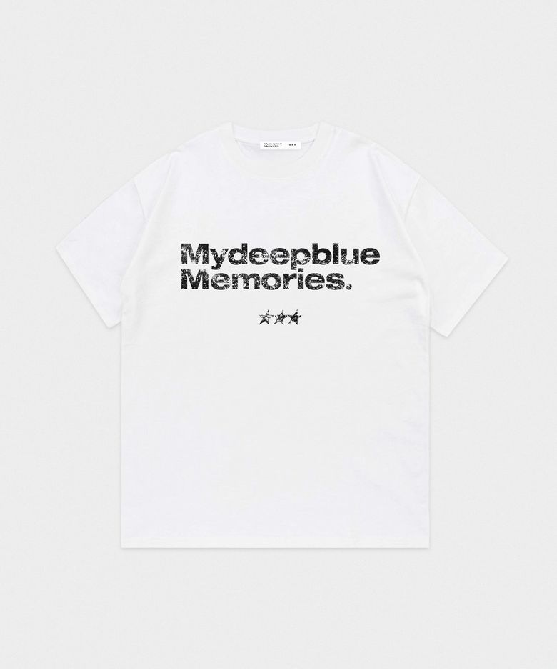 MM TEXT T-SHIRTS(WHITE)