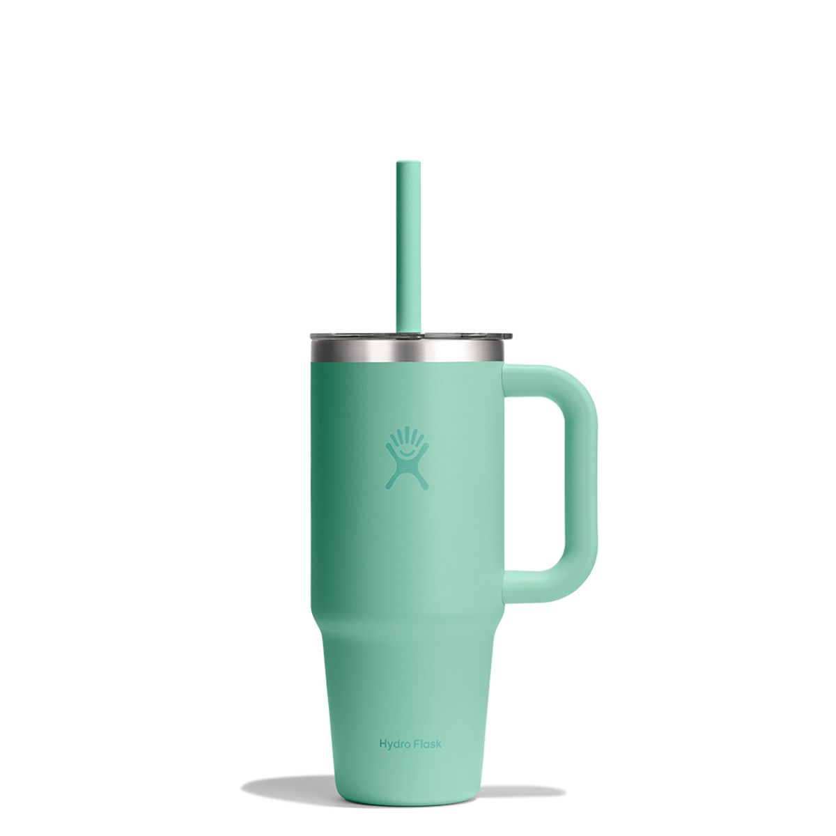 하이드로 플라스크(HYDROFLASK) 24온즈 709ml 올어라운드 트래블텀블러 머메이드 그린 클리어리드