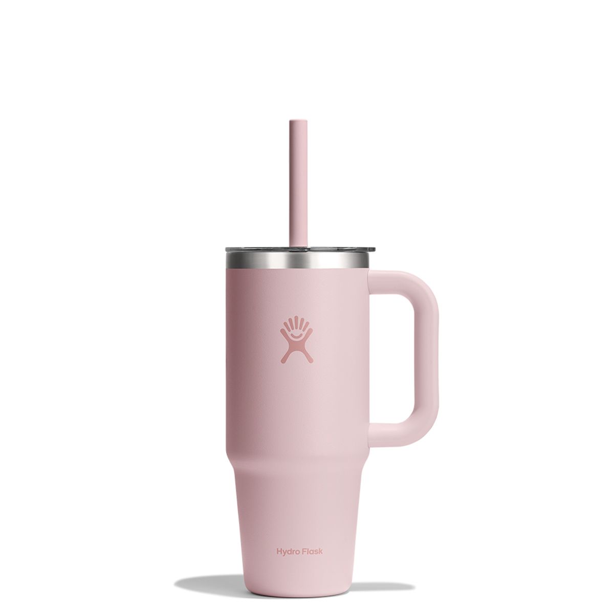 하이드로 플라스크(HYDROFLASK) 24온즈 709ml 올어라운드 트래블텀블러 트릴리움 핑크 클리어리드