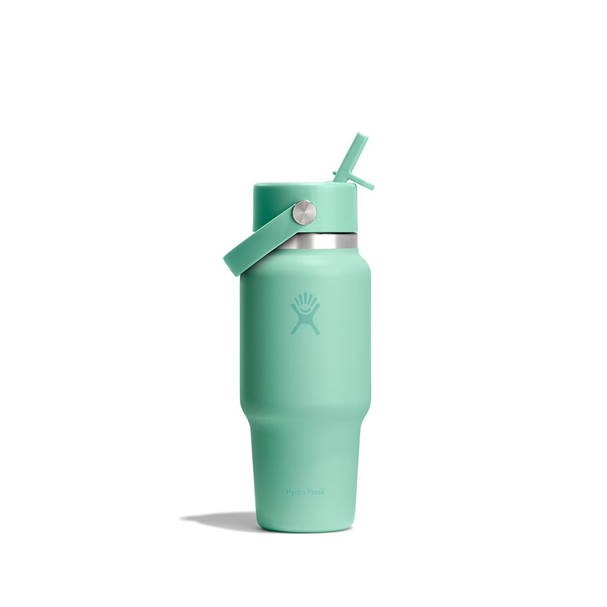하이드로 플라스크(HYDROFLASK) 24온즈 709ml 와이드 플렉스 스트로 트래블보틀 텀블러 머메이드 그린